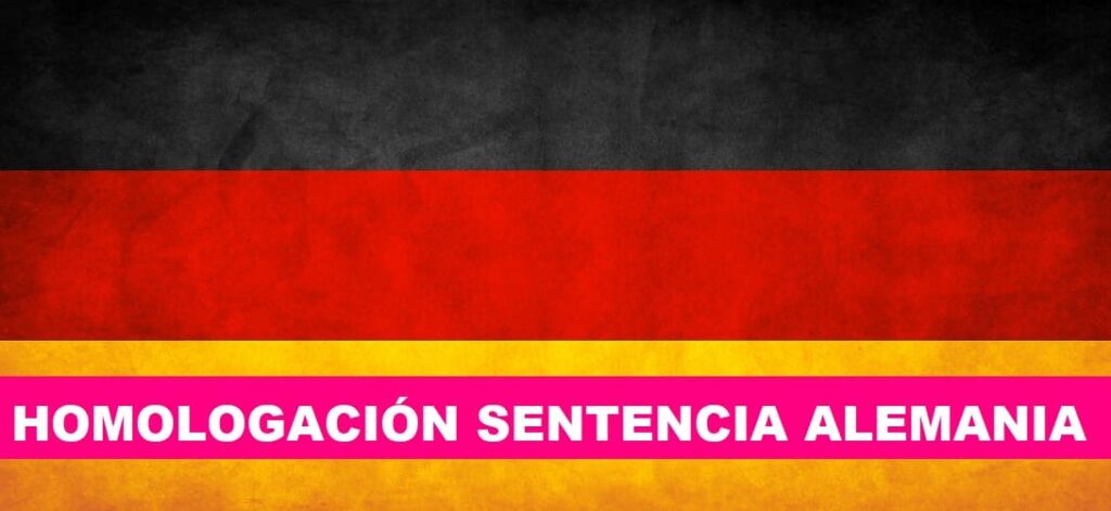 homologacion sentencia de alemania en cdmx estado de mexico